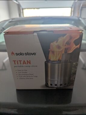 Solo Stove Titan Portable Camp Stove - Stainless Steel